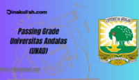 Passing Grade Universitas Andalas (UNAD)