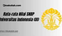 Rata-rata Nilai SNBP Universitas Indonesia (UI)