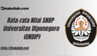 Rata-rata Nilai SNBP Universitas Diponegoro (UNDIP)