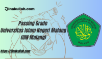 Passing Grade Universitas Islam Negeri Malang (UIN Malang)