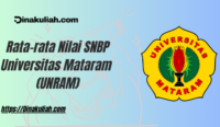 Rata-rata Nilai SNBP Universitas Mataram (UNRAM)