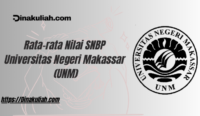 Rata-rata Nilai SNBP Universitas Negeri Makassar (UNM)